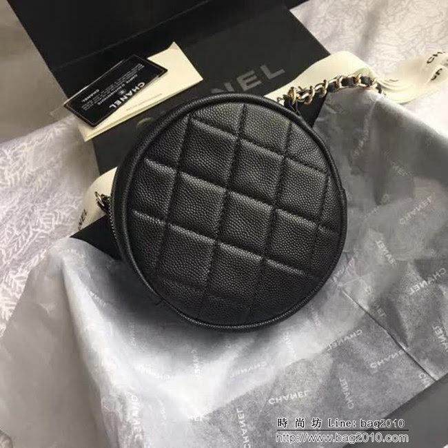 香奈兒CHANEL 706572018新款菱格復古盒子造型鏈條挎包 DSC1967